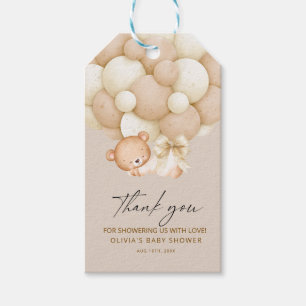 Etiqueta Para Presente Bearly Wait Neutral Baby Shower 