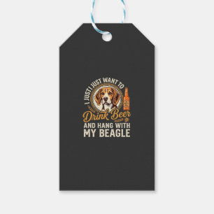 Etiqueta Para Presente Beba Cerveja Beagle Cachorro Cerveja Artesanal Gar