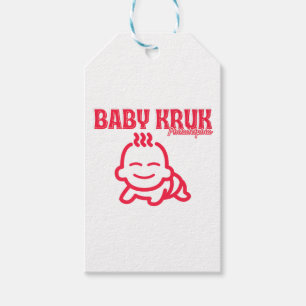 Etiqueta Para Presente Bebê Engraçado Kruk Philadelphia Premium