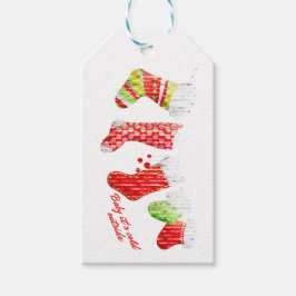 Etiqueta Para Presente Bebê está frio lá fora