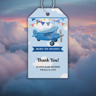 Etiqueta Para Presente Bebê no Conselho! Chá de fraldas do avião de aviaç