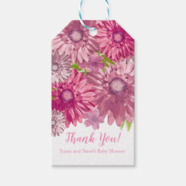 Etiqueta Para Presente Bebê Rosa No Chá De Bloom Brunch