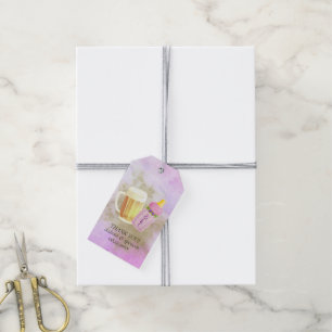 Etiqueta Para Presente Beer CHURRASCO e Cerveja Tema do Chá exterior de