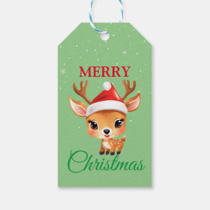 Etiqueta Para Presente Beija-Papais noeis de Natal,  Safari