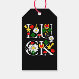 Etiqueta Para Presente Bela marca de sorte