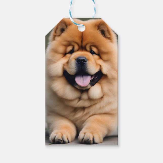 Etiqueta Para Presente Belo Chow Chow (Frente)