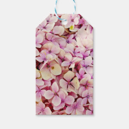 Etiqueta Para Presente Belos Flores de Hydrangea