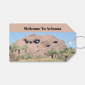 Etiqueta Para Presente Bem-vindo Hóspede ao Marco de Phoenix no Arizona