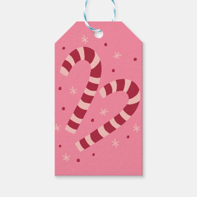 Etiqueta Para Presente Bengalas de Natal (Frente)