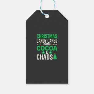 Etiqueta Para Presente Bengalas de Natal Cacau Caos Feriado
