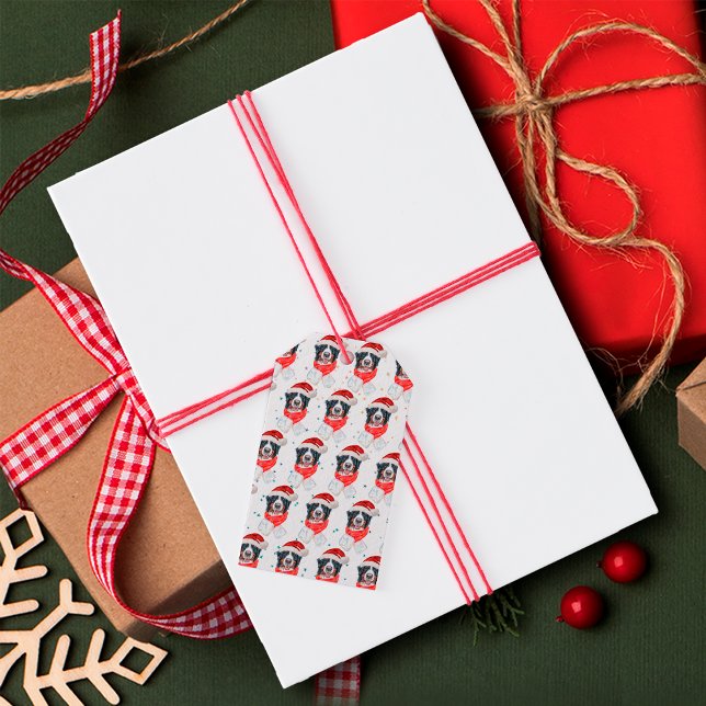 Etiqueta Para Presente Bernese Mountain Dog Breed Natal (Criador carregado)