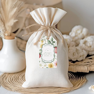 Etiqueta Para Presente Berry Botanic Charm Chá de panela