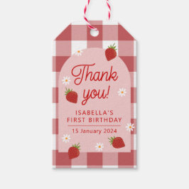 Etiqueta Para Presente Berry First Birthday Tag