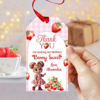 Etiqueta Para Presente Berry Sweet Birthday - Baby Blonde