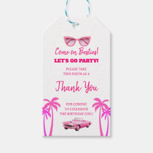 Etiqueta Para Presente Besties Malibu Pink Doll Beach