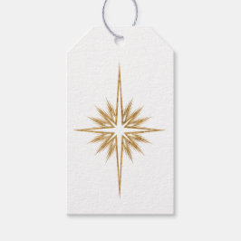 Etiqueta Para Presente Bethlehem Star Nativity Scripture Christmas