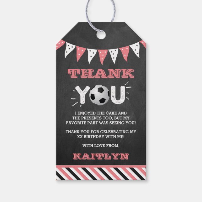 Etiqueta Para Presente Bicking O Grande | primeiro aniversario de futebol (Frente)