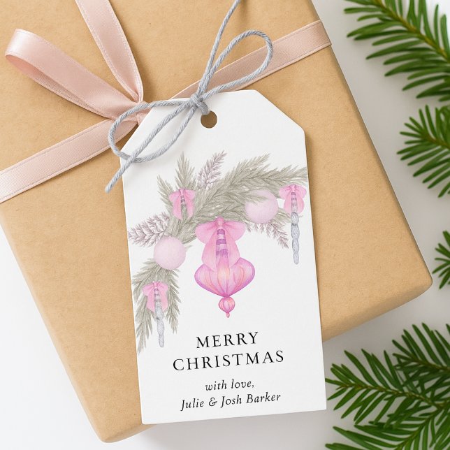 Etiqueta Para Presente Bico Arco de Natal Simples (Criador carregado)