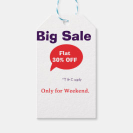 Etiqueta Para Presente Big sale discount offer weekend company shop T&C