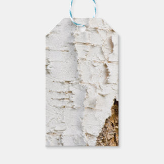 Etiqueta Para Presente Birch bark pattern