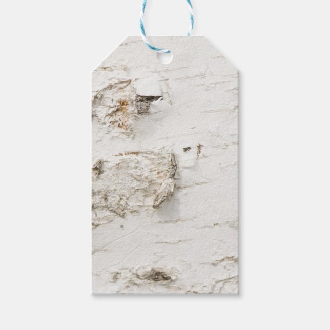 Etiqueta Para Presente Birch bark pattern (Frente)