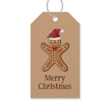 Biscoito De Natal De Gengibre Marrom Com Texto