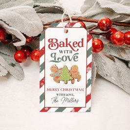 Etiqueta Para Presente Biscoito De Pão De Natal Feito De Amor