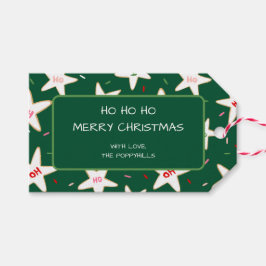Etiqueta Para Presente Biscoito Estrela Ho Ho Ho Natal