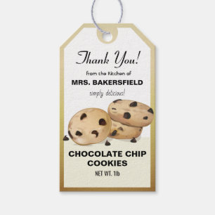 Etiqueta Para Presente Biscoitos De Chocolate Obrigado A Fazer Presente