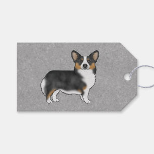 Etiqueta Para Presente Black Tricolor Pembroke Welsh Corgi