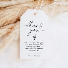 Etiqueta Para Presente BLAIR Modern Bohemian Heart Obrigado