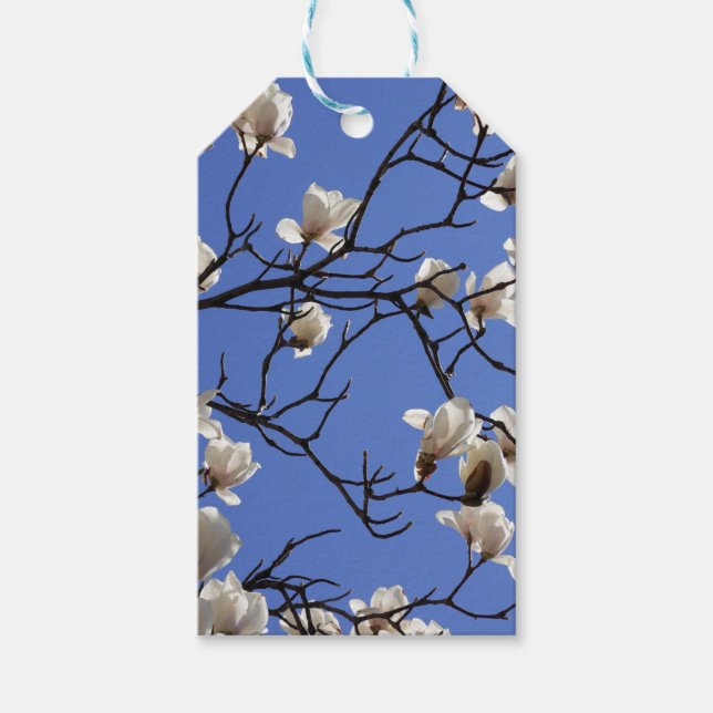 Etiqueta Para Presente Blooming Magnolias (Frente)