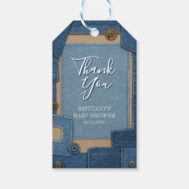 Etiqueta Para Presente Blue Jean Baby Denim Baby Shower