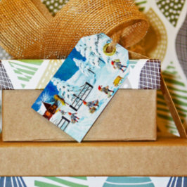 Etiqueta Para Presente Blue Jenny Nyström Gnome Vintage Natal Sueco