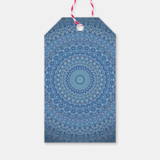 Etiqueta Para Presente Blue Mandala