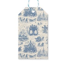 Blue Winter Toile Chinoiserie