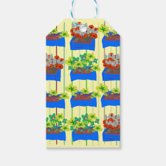 Etiqueta Para Presente Blumentöpfe mit Blumen