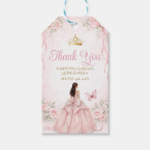 Blush Pink Floral Bow Ribbon Quinceañera Floral