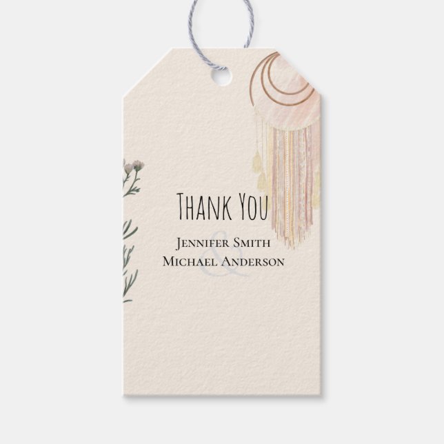 Etiqueta Para Presente Boas Casas Dusty Blue Peach Drecher (Frente)