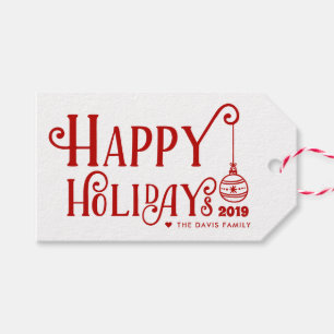 Etiqueta Para Presente Boas festas o Natal feito sob encomenda o mais