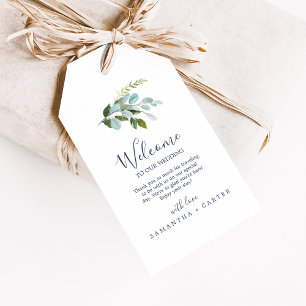 Etiqueta Para Presente Boas-vindas ao Casamento Dupla-Lado de Summer Gree