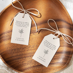 Etiqueta Para Presente Boas-vindas ao Casamento Personalizado da Árvore E