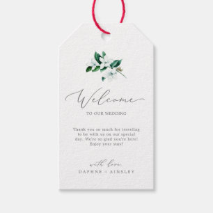 Etiqueta Para Presente Boas-vindas ao Woodland Greenery