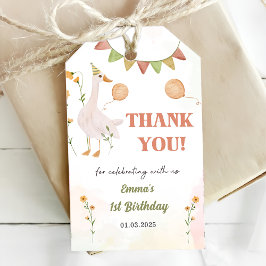 Etiqueta Para Presente Bobo Goose primeiro aniversario