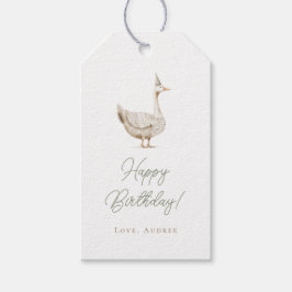 Etiqueta Para Presente Bobo minimalista ganha aniversário personalizado
