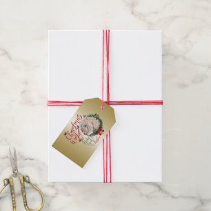 Etiqueta Para Presente BOCA O Natal Deseja O Bebê Goat Kisses Angora