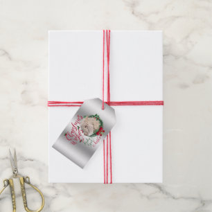 Etiqueta Para Presente BOCA O Natal Deseja O Bebê Goat Kisses Angora