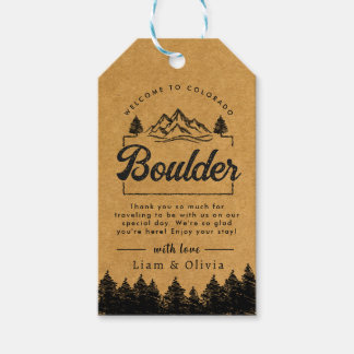 Etiqueta Para Presente Boder Colorado Wedding Minimalista Welcome