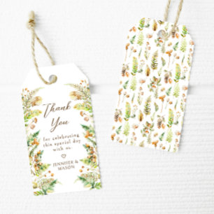 Etiqueta Para Presente Boho Autumn - Casamento outono Muito Obrigado