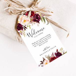Etiqueta Para Presente Boho Colorido Rustic Boho Booral Boding Bote Bem-v